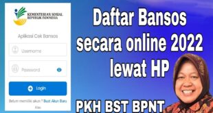 Cara Daftar Bantuan PKH Online Via Hp