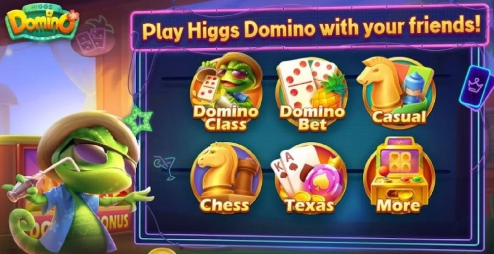 Higgs Domino Island